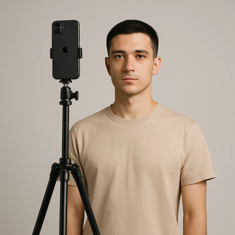 Take a photo with the rear camera
